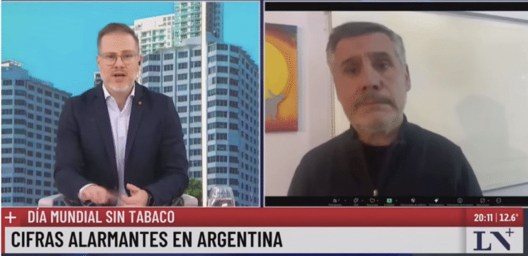 Entrevista en La Nación+ sobre jóvenes y tabaquismo